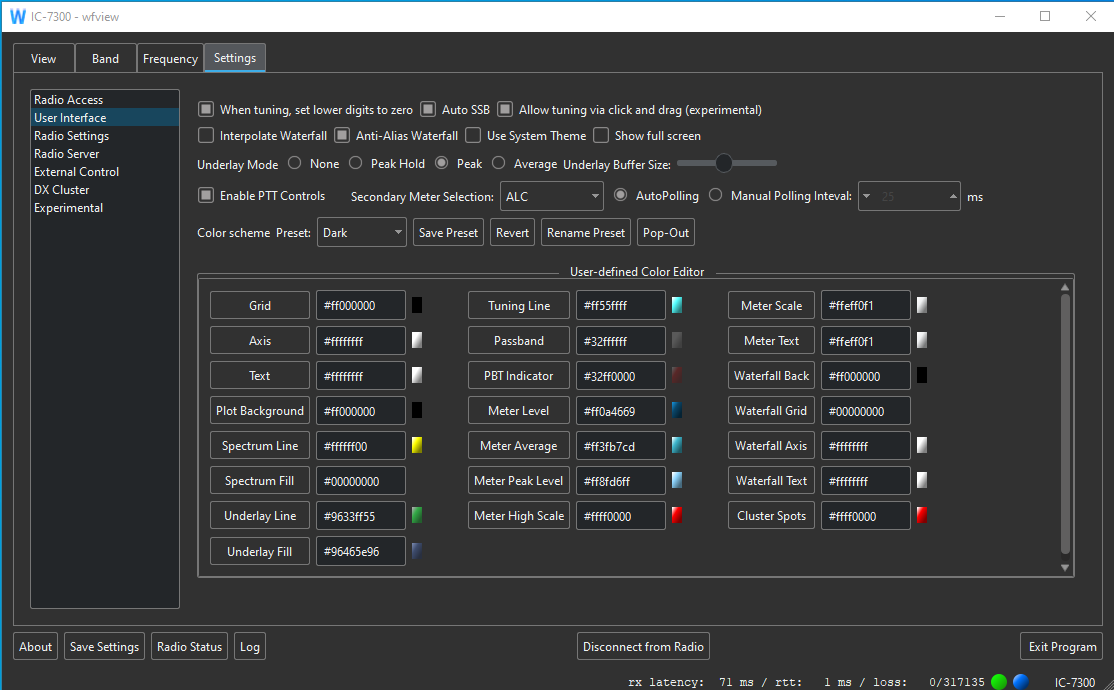 User Interface